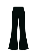 Black Pino pants by ANA + MARIA featuring a tailored fit and sleek design, shown on a model in the product image.