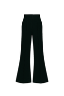 Black Pino Pants by ANA + MARIA, tailored fit with classic design, shown in a sleek, natural pose