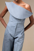 ANA + MARIA Pino Pants in Tempest, stylish casual pants with a relaxed fit, shown in a campaign photo.