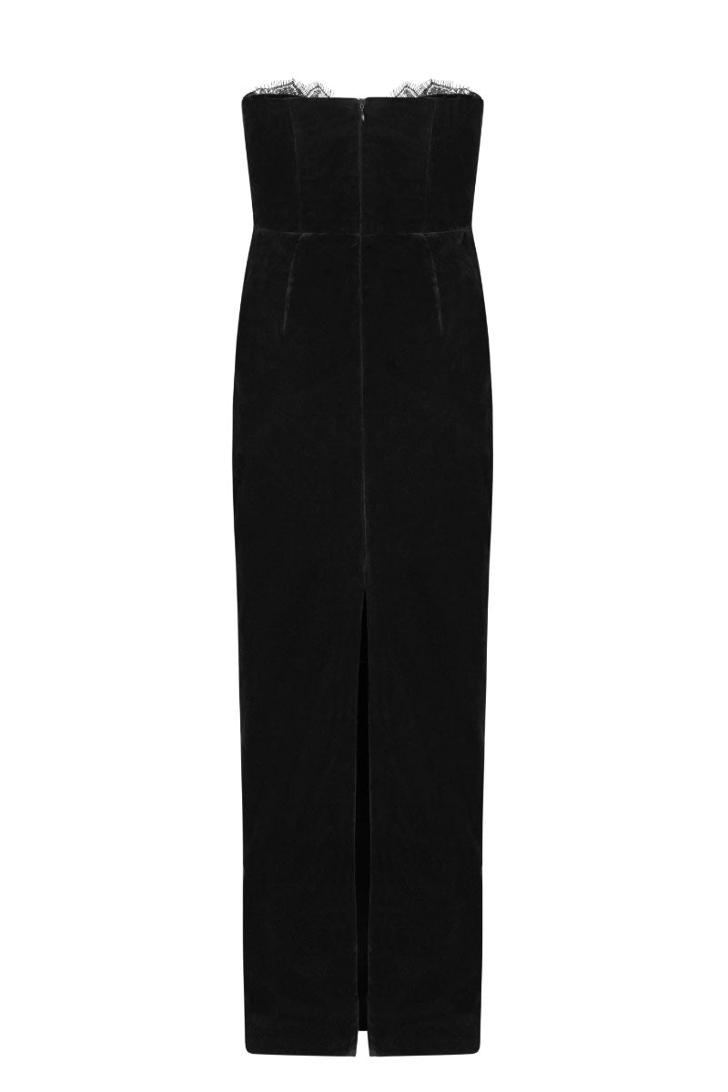 Nana Gotti Delara Maxi Dress shown in a flowing, elegant design with soft fabric and a flattering silhouette.