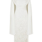 Nana Gotti Zafira midi dress featuring a flowing silhouette and elegant design, shown in a stylish, well-lit product image.