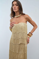 Nana Gotti HELIA Maxi Dress shown in a flowing fabric with a stylish design, perfect for elegant summer wear.