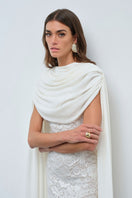 Nana Gotti Zafira midi dress displayed on a mannequin, featuring a flowy fabric and stylish design for elegant occasions.
