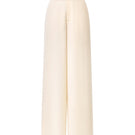 Montsand ivory wide-leg trousers shown on a model, featuring a relaxed fit and high waist for a stylish, comfortable look.