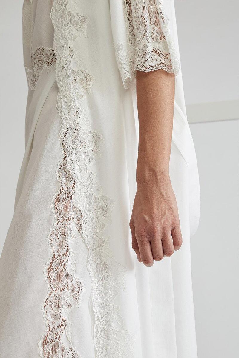SHEILA COTTON VUAL OFF WHITE ROBE - CULT MIA