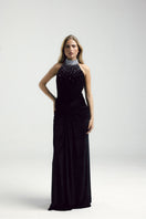 Francisco Arce ZENE midi dress with floral pattern, sleeveless design, and flowing fabric for elegant summer wear