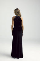 Francisco Arce ZENE midi dress with a stylish design, shown in a full-length image featuring elegant fabric and a flattering fit.