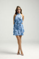 Francois Arce KAY mini dress with stylish design, lightweight fabric, and vibrant color, perfect for casual or semi-formal occasions.