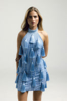 Francisco Arce mini dress featuring a stylish design, fitted silhouette, and trendy details perfect for casual or semi-formal occasions.