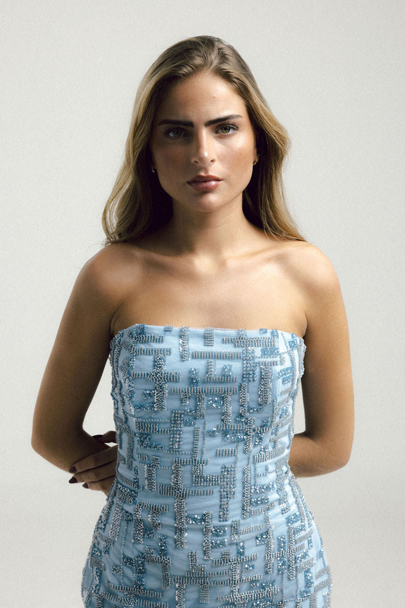 Francisco Arce INES mini dress featuring a stylish design, fitted silhouette, and elegant fabric suitable for casual or semi-formal wear.