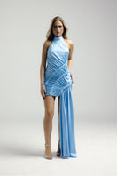 Francisco Arce Maria Dress mini dress in vibrant fabric, featuring a fitted bodice and flared skirt, perfect for summer wear.