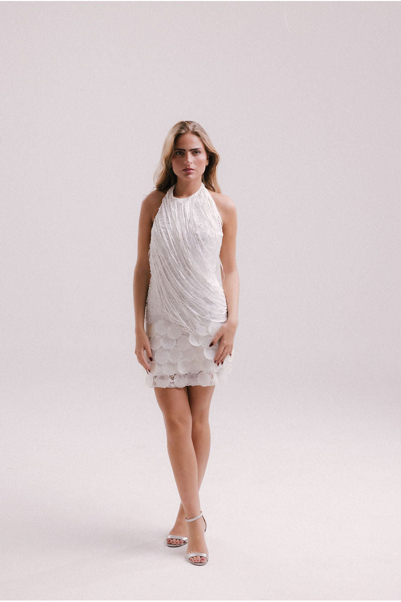 Francisco Arce TAIA mini dress featuring a stylish design, soft fabric, and flattering fit, perfect for casual or semi-formal occasions.