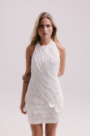 Francisco Arce mini dress with a stylish design, featuring a fitted silhouette and fashionable details, perfect for casual or dressy occasions.