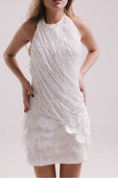 Francisco Arce TAIA mini dress in stylish fabric, featuring a sleek design, perfect for casual or semi-formal occasions.
