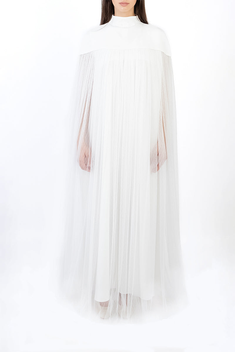 TULLE DRESS IN WHITE - CULT MIA