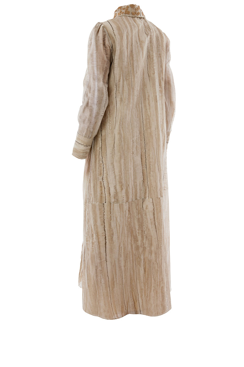 EMBROIDERED SHIRT DRESS WITH DETAILS - CULT MIA