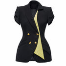 Jenny K Tran Reigate blazer jacket in stylish, tailored design, featuring a classic fit and sleek fabric for versatile wear.