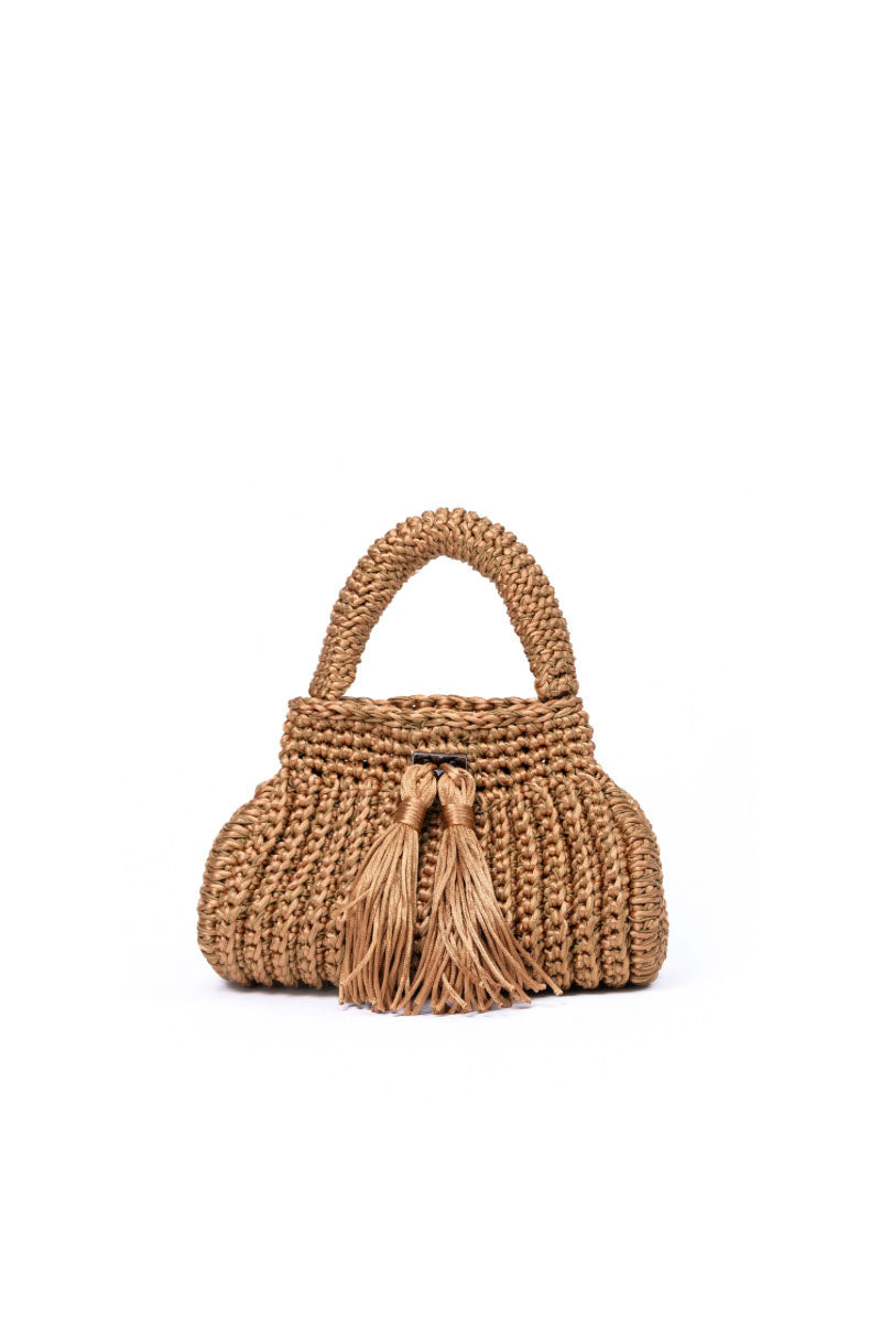 ROSA CARAMEL CLUTCH - CULT MIA