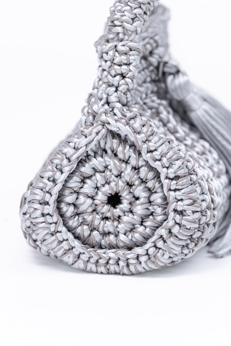ROSA SILVER CLUTCH - CULT MIA