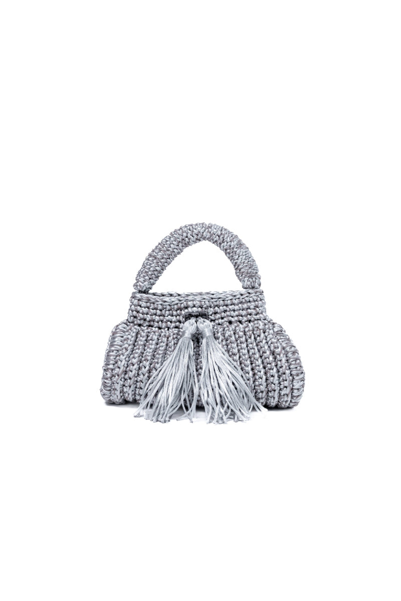 ROSA SILVER CLUTCH - CULT MIA