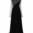 ROBE ROSIE EN NOIR ET BLANC