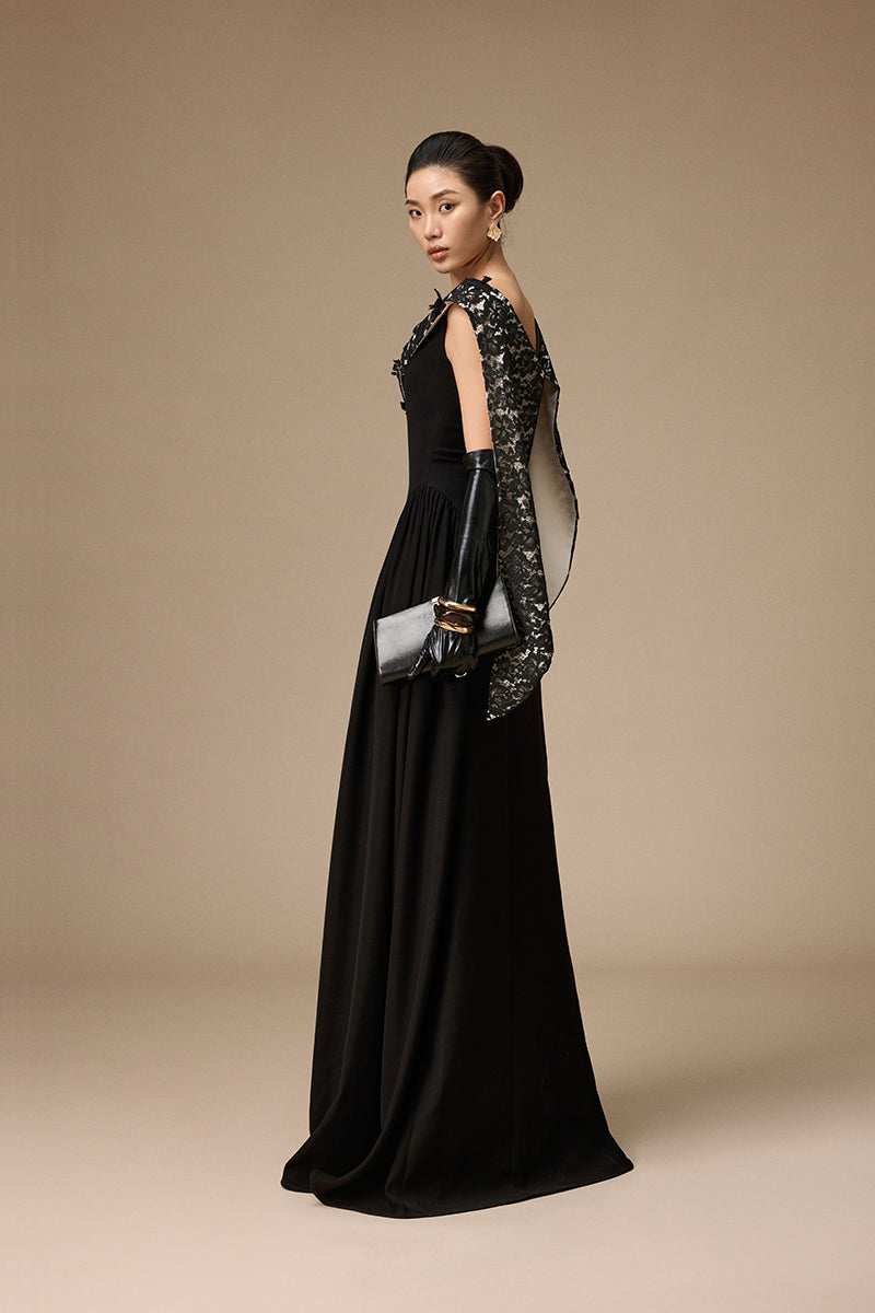 ROBE ROSIE EN NOIR ET BLANC