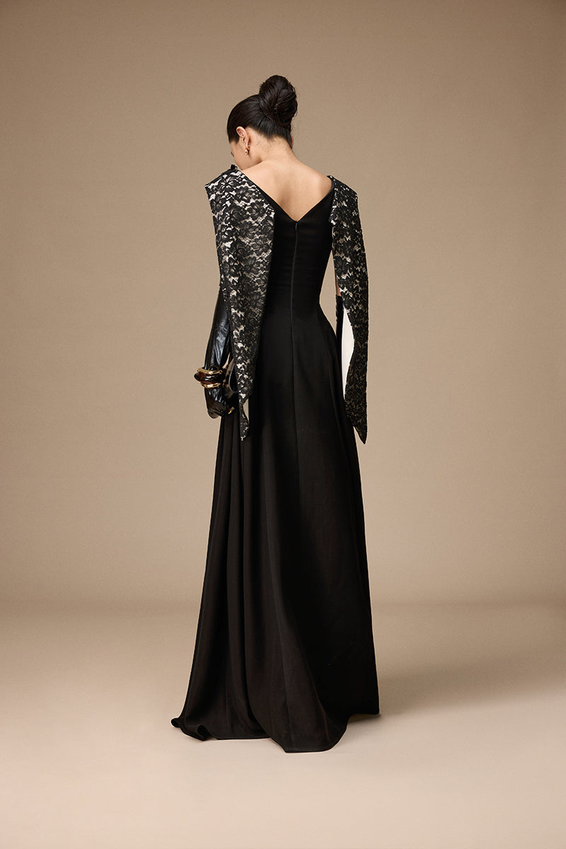 ROBE ROSIE EN NOIR ET BLANC