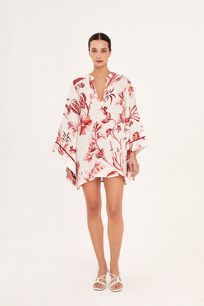 ROUGE MINI DRESS IN PRINT