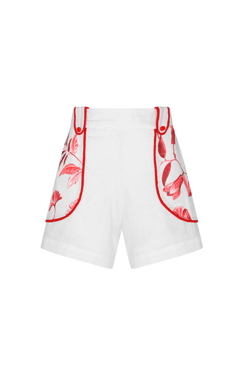 ROUGE SHORT IN PRINT
