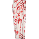 Aguaclara Rouge Pareo Sarong in vibrant print, lightweight cover-up with floral design, perfect for beach or poolside wear.