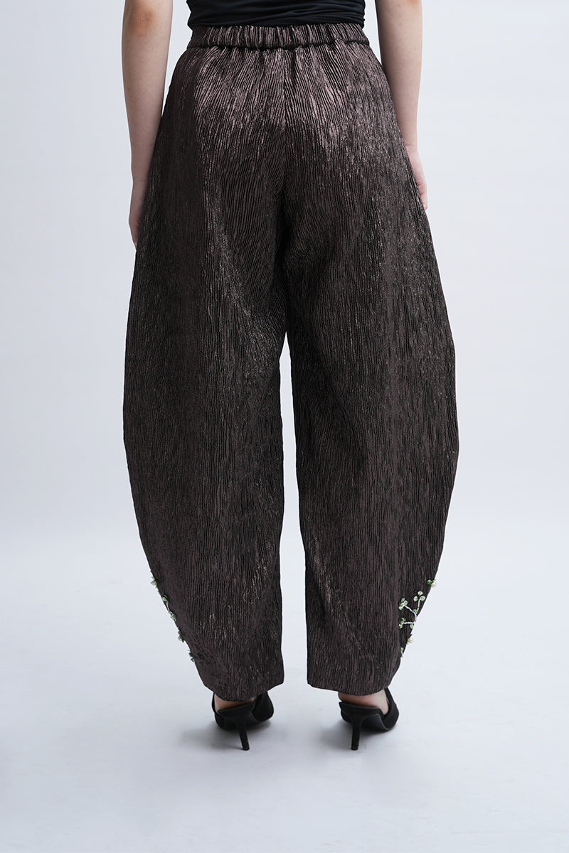 A pair of Aidan & Ice Louise Pants with a tailored fit and stylish design, shown in a neutral fabric and color.