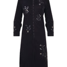 Aidan & Ice Nocturne Coat, stylish black coat with tailored fit and sleek design, perfect for cold weather wear.