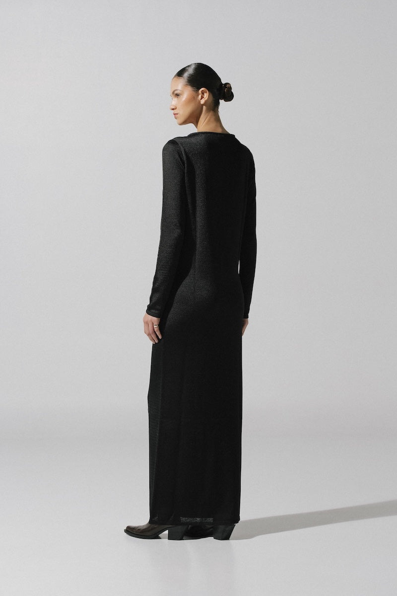 Black Ramila Maxi Dress by Baobab, flowing sleeveless dress with a relaxed fit and elegant length, perfect for casual or formal wear.