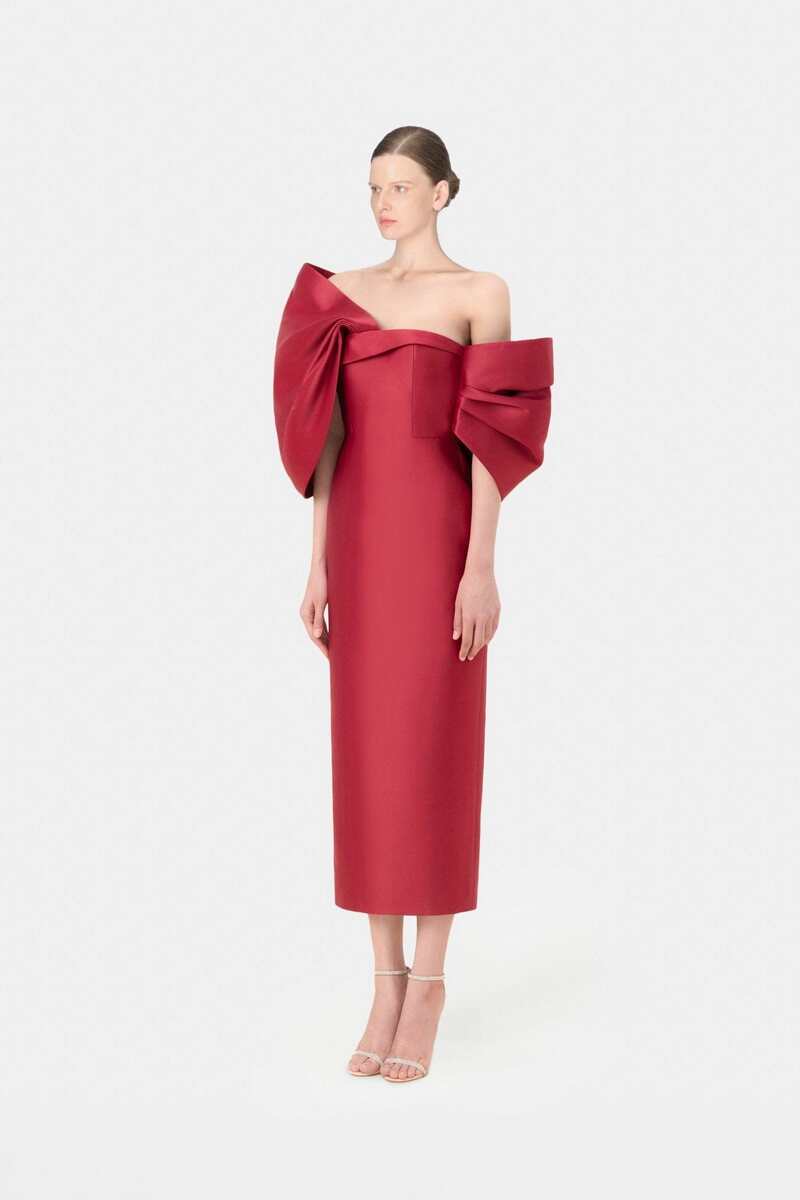 RED BIG BOW DRESS | CULT MIA | Montsand RED BIG BOW DRESS | CULT MIA | Montsand