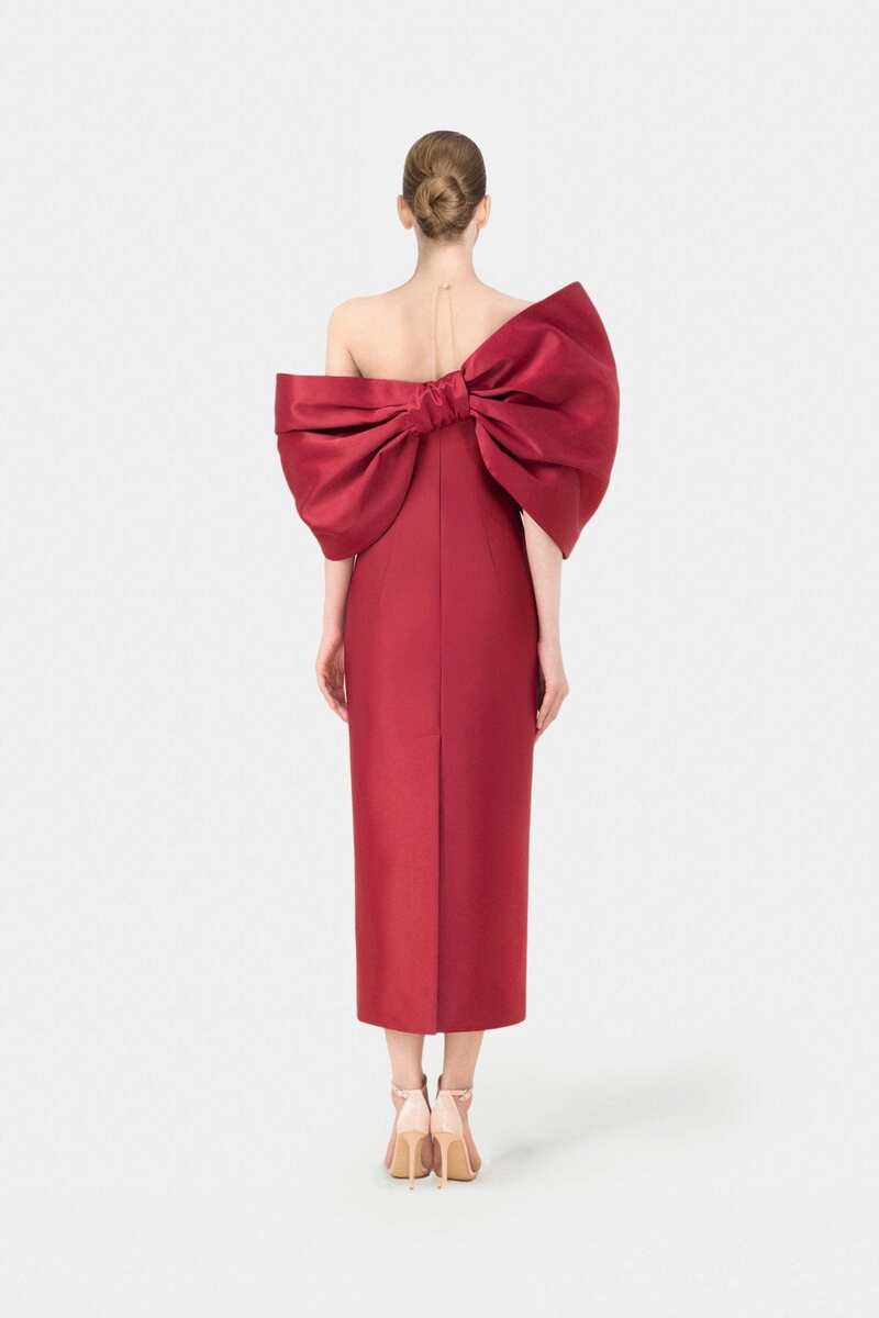 RED BIG BOW DRESS | CULT MIA | Montsand RED BIG BOW DRESS | CULT MIA | Montsand