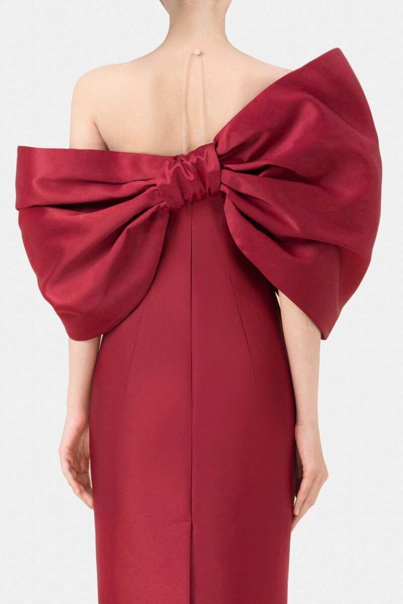 RED BIG BOW DRESS | CULT MIA | Montsand RED BIG BOW DRESS | CULT MIA | Montsand