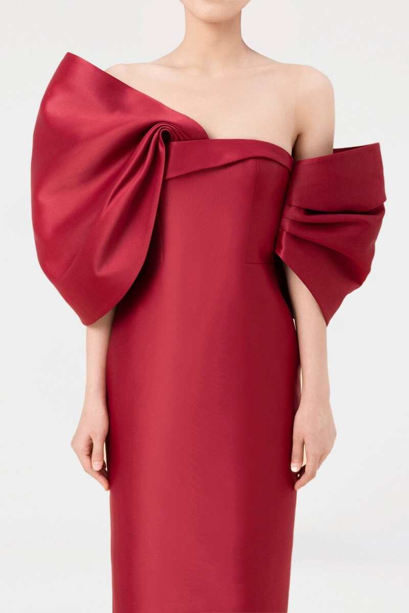 RED BIG BOW DRESS | CULT MIA RED BIG BOW DRESS | CULT MIA