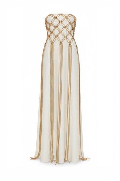 gold and off white dress REDES | CULT MIA Elegant Watches