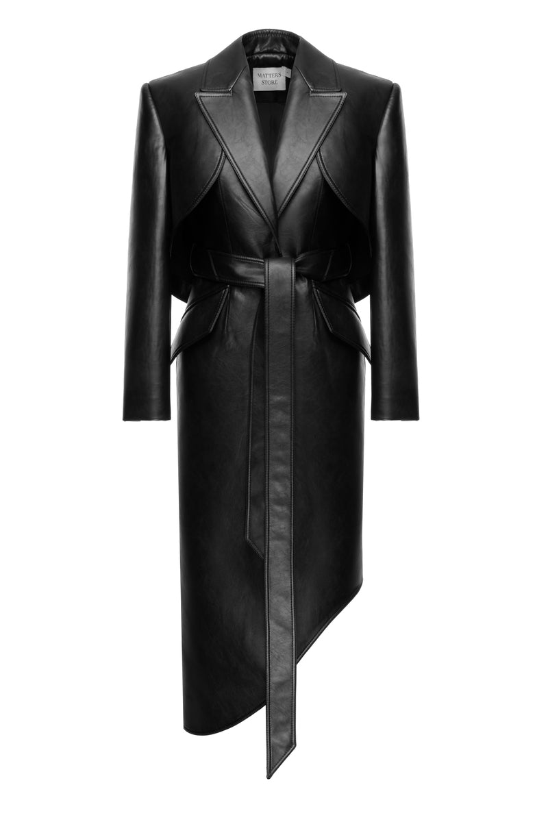 REIGN TRENCH COAT IN BLACK | CULT MIA