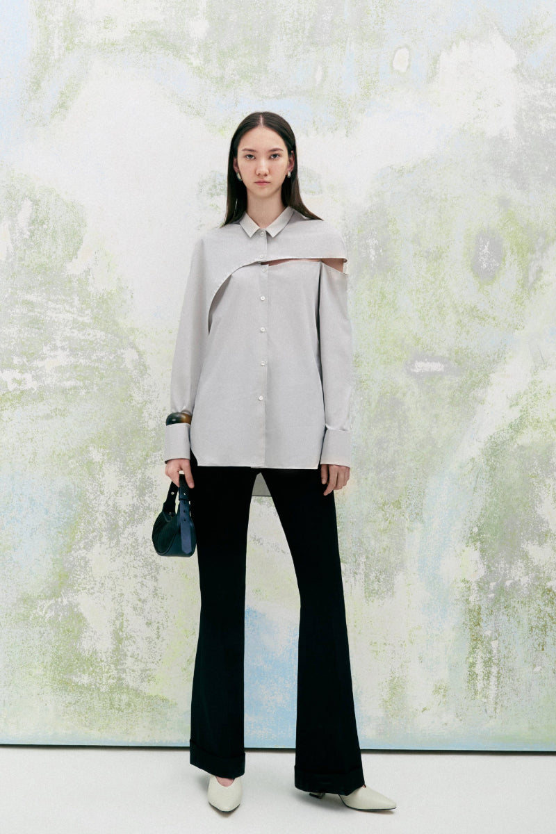 DAHLIA STRAIGHT BASIC TWILL FLOOR LENGTH PANTS - CULT MIA