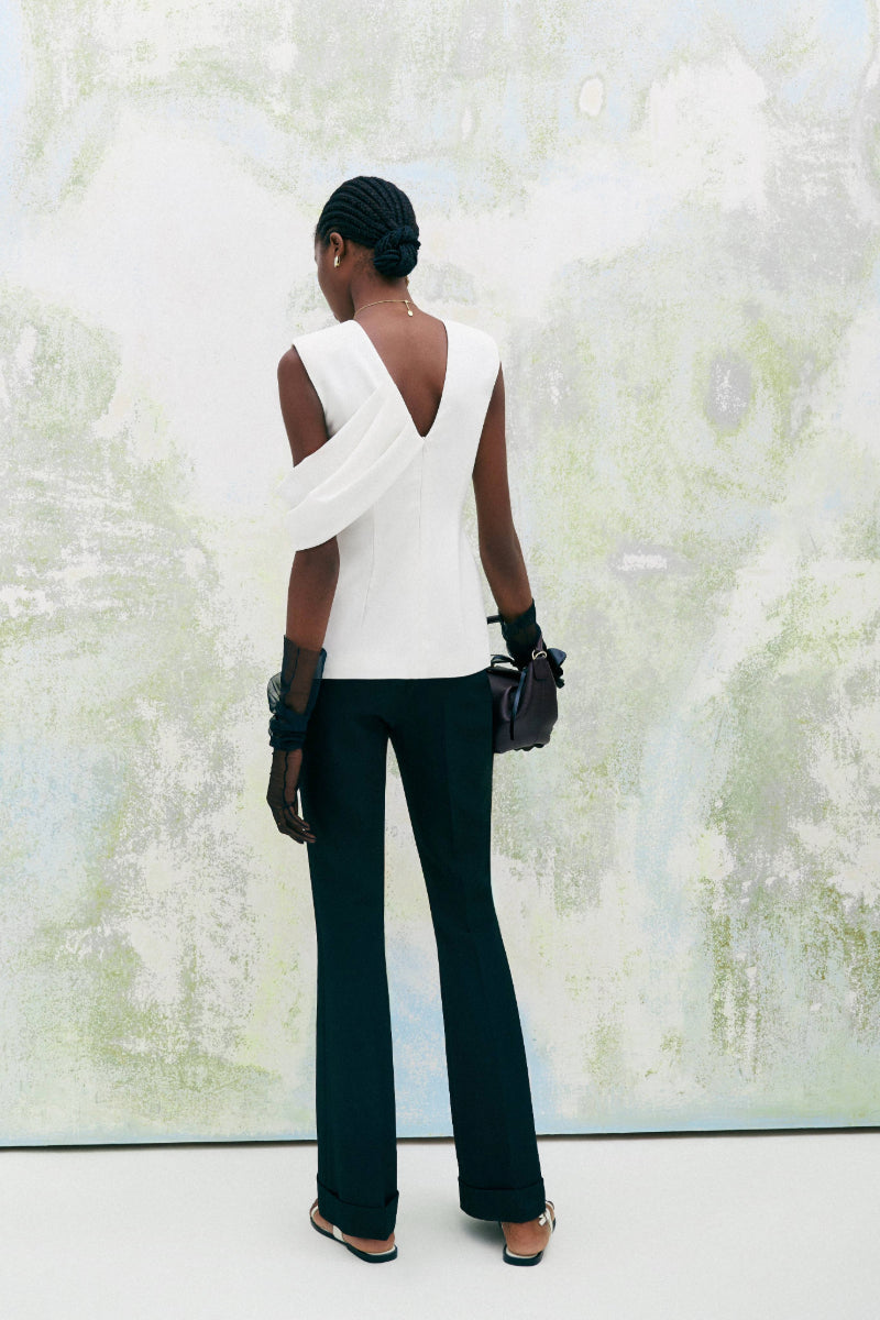 DAHLIA STRAIGHT BASIC TWILL FLOOR LENGTH PANTS - CULT MIA