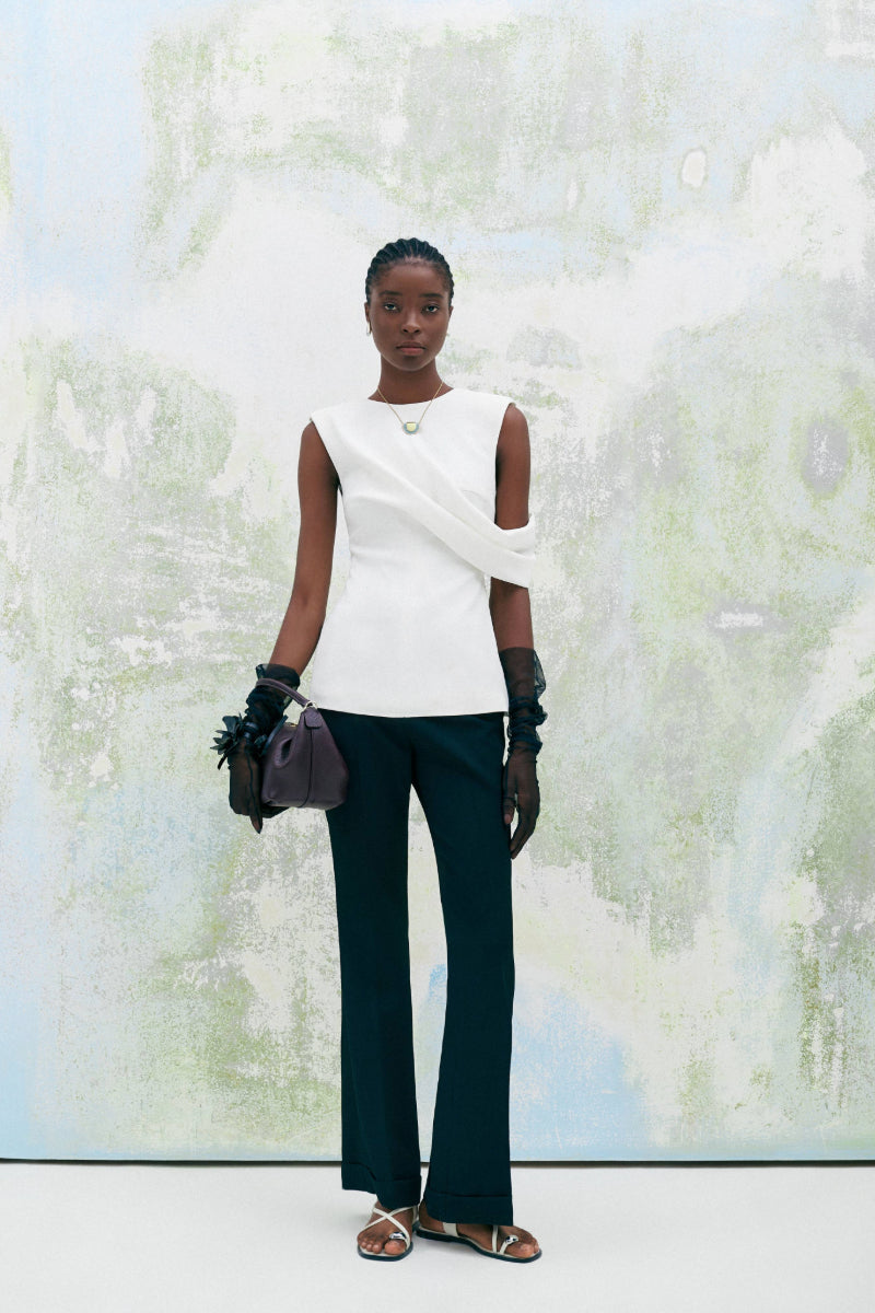 DAHLIA STRAIGHT BASIC TWILL FLOOR LENGTH PANTS - CULT MIA