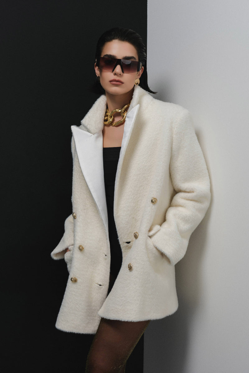 Nana Gotti Wall Street Power Blazer in classic tailored design, featuring structured fit and stylish lapels.