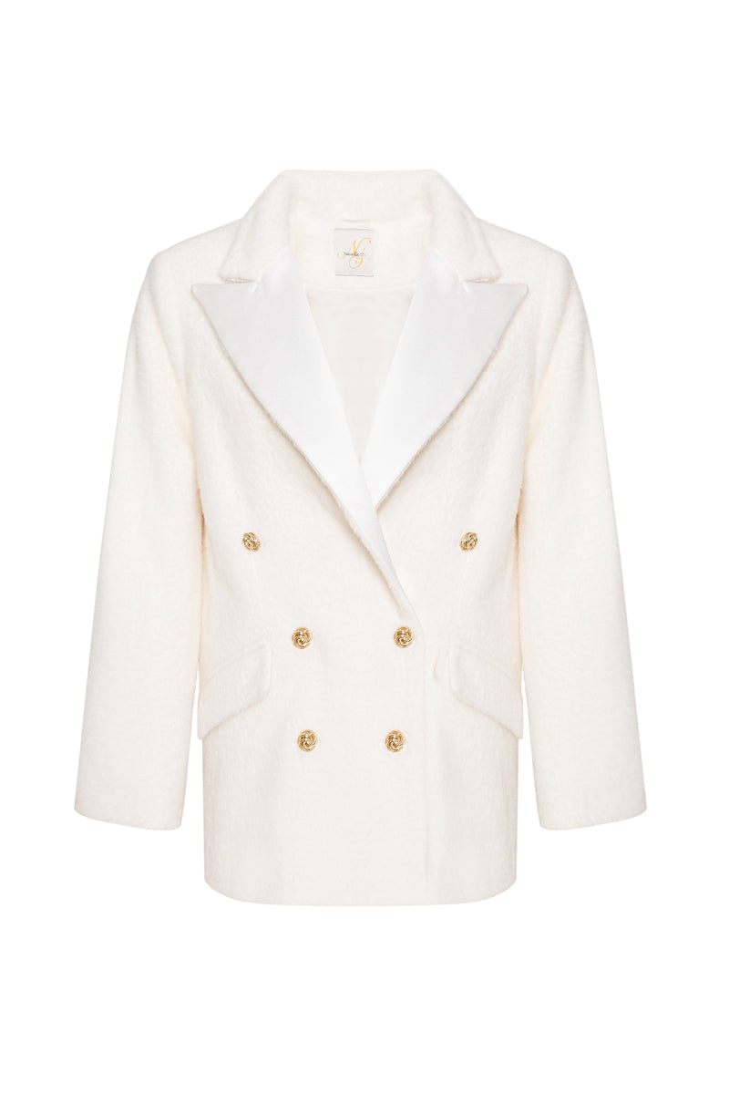 Nana Gotti Wall Street Power Blazer in classic tailored style, featuring a sleek fit and structured design for professional look.