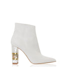 Freya Rose jasmine heels boots with elegant design, showcasing soft leather and stylish ankle height.