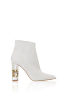 Freya Rose jasmine heels boots with elegant design, showcasing soft leather and stylish ankle height.