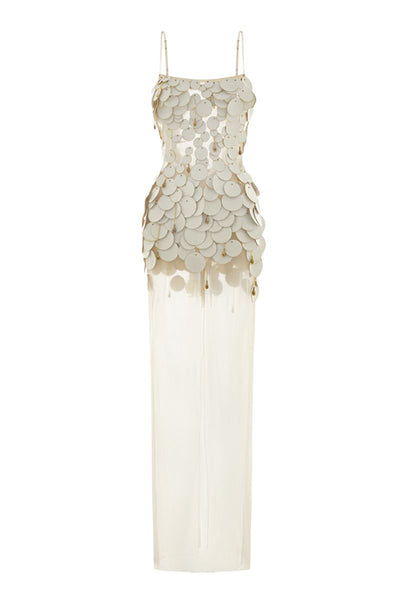SERAPHINA DRESS IN CREAM WHITE | CULT MIA