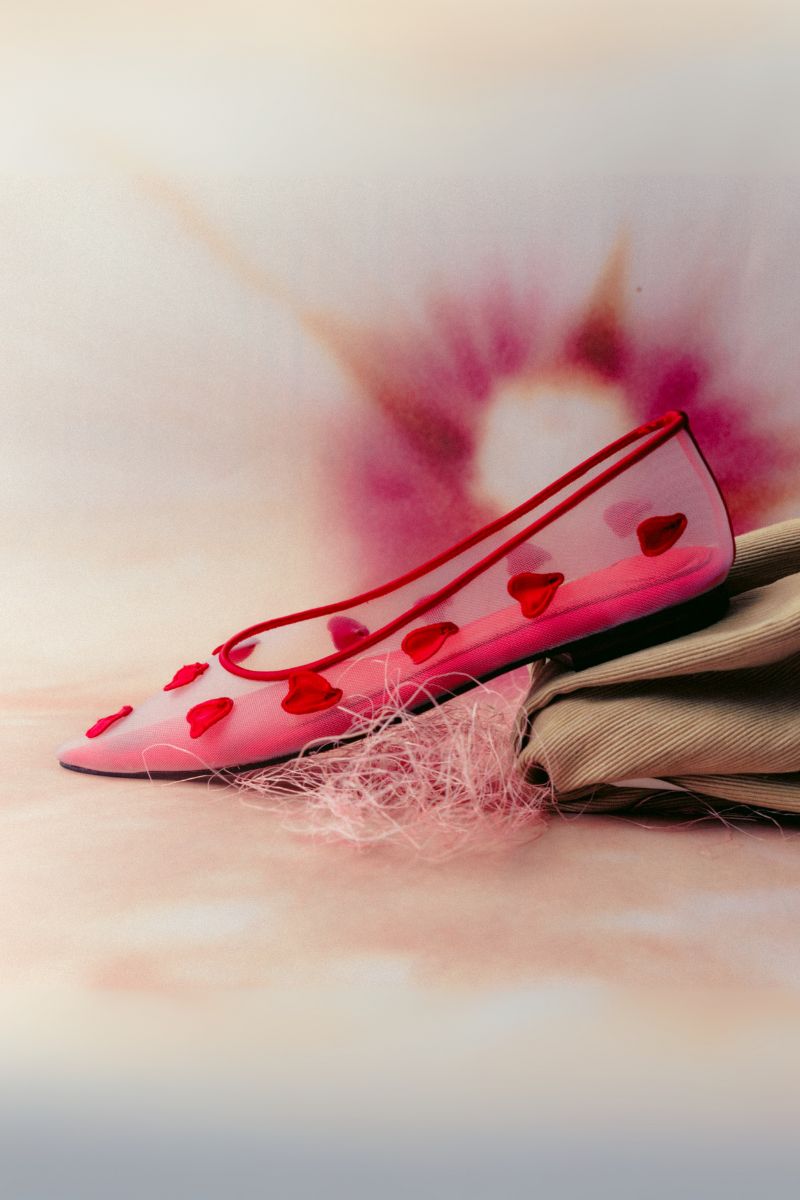 Christin Wu Wynne flats with pointed toes and sleek design, showcased on a neutral background in this stylish footwear image.