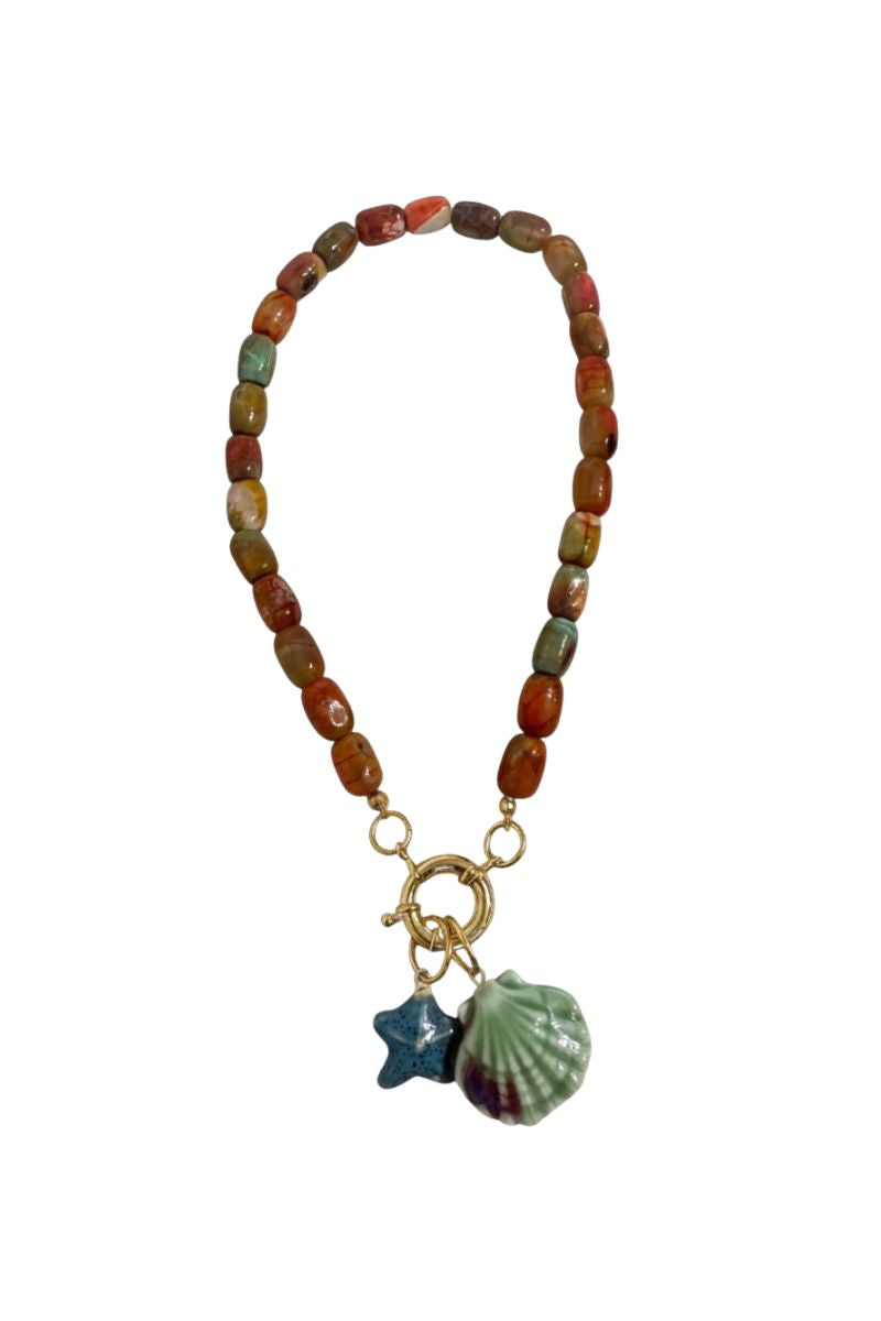 قلادة تامبو مع تعليقتين قابلتين للإزالة