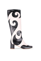 Terry de Havilland Val Waves Boots featuring a stylish wave pattern and high-quality leather design.